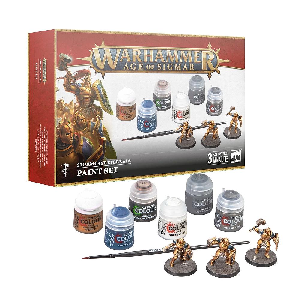 Age of Sigmar Stormcast Eternals + Paint Set