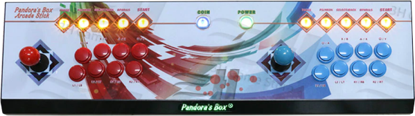 Pandora box 9d 8 button LED version