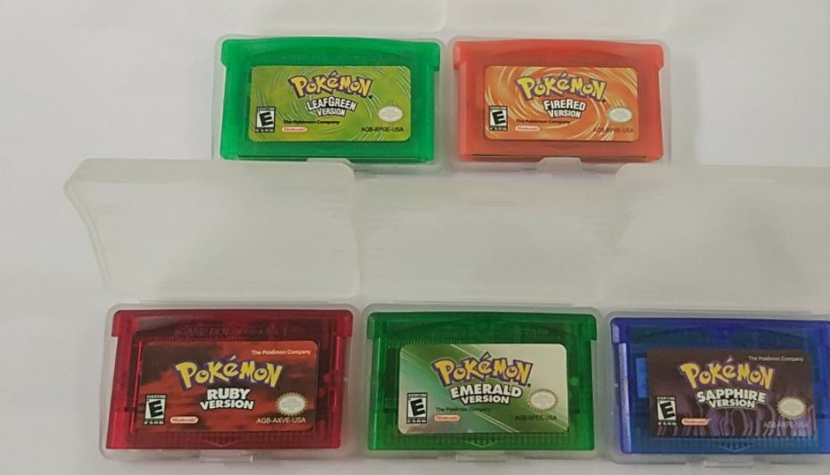 Pokemon cards for Nintendo video game GBM, GBA, GBA SP, NDS, NDSL  (clone)